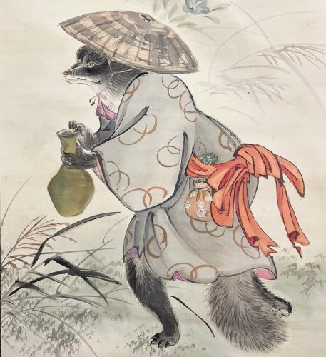 KAKEMONO TANUKI SAKEKAI NO ZU