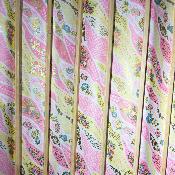 ABAT JOUR EN PAPIER WASHI RUBAN ROSE