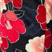 KIMONO JAPONAIS YUKATA CAMELIA